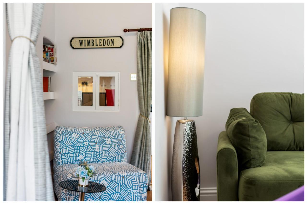 Lovely Garden Apartment In Wimbledon Town Centre With Private Parking By Wimbledon Holiday Lets Londyn Zewnętrze zdjęcie